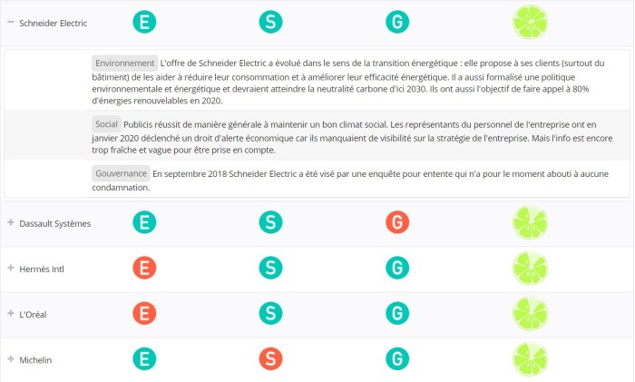 Comparateur bourse éthique : les actions du CAC 40 - Investir éthique